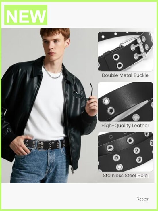 Y2K Punk Rock Studded Belt - Adjustable main image 4